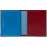 Чехол для карт PIQUADRO Blue Square PP1395B2/R, красный