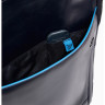 Рюкзак мужской PIQUADRO BLUE SQUARE REVAMP CA4818B2V/N (черный кожа)